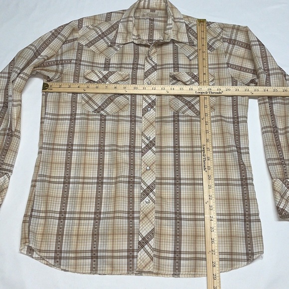 Caravan Western Wear Vintage Pearl Snap Button Down - Picture 2 of 8